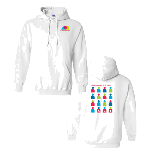 Gildan Heavy Blend Hooded Sweatshirt -- White