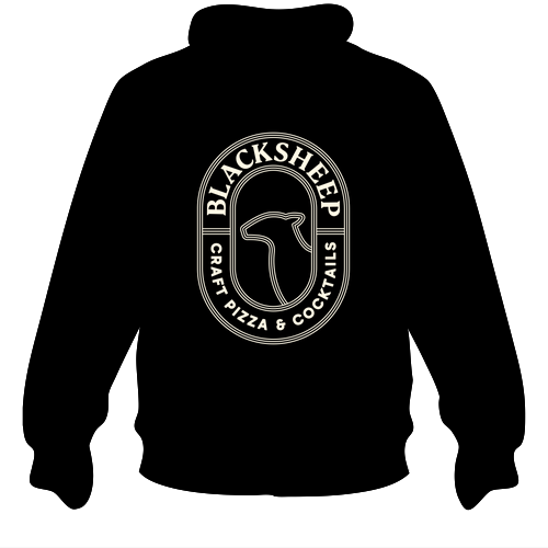 Independent Trading Icon Unisex Lightweight Terry Full-Zip Hooded Sweatshirt -- Black