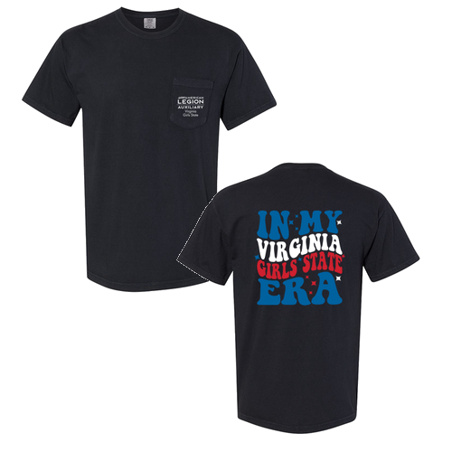 Comfort Colors Short Sleeve Pocket Tee -- Black