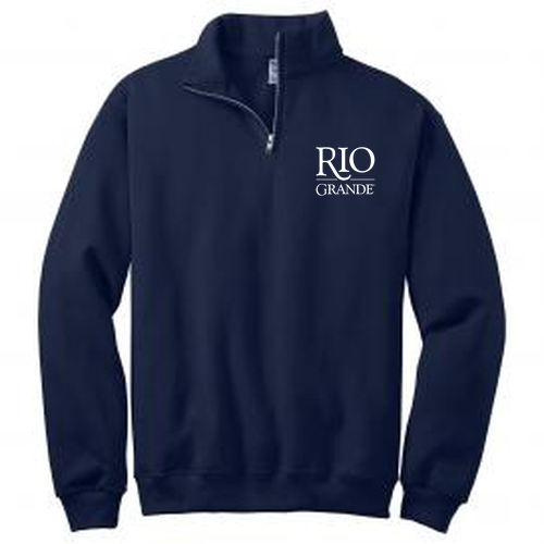 Rio Grande 1/4 Zip Sweatshirt- Navy