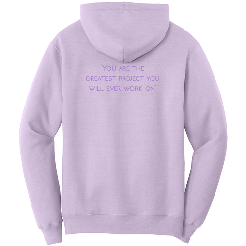 Port and Company Core Fleece Pullover Hooded Sweatshirt Lavender