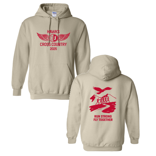 Gildan Heavy Blend Hooded Sweatshirt -- Sand