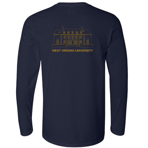 Gildan Softstyle Longsleeve T Shirt -- Navy