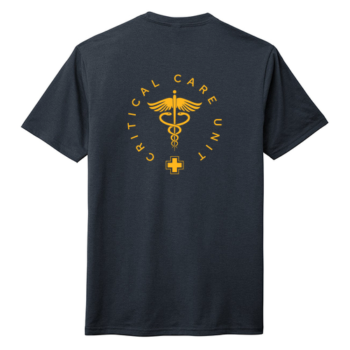 District Made Mens Perfect Tri Crew Tee -- New Navy