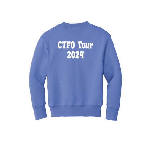 Port and Company Youth Crewneck Sweatshirt -- Carolina Blue