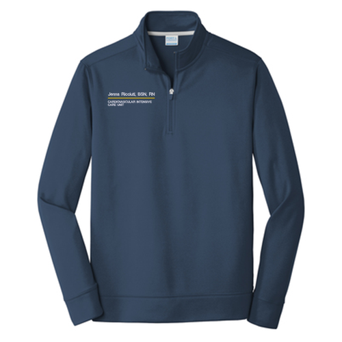 Port & Company Performance Fleece 1/4-Zip Pullover Sweatshirt -- Deep Navy