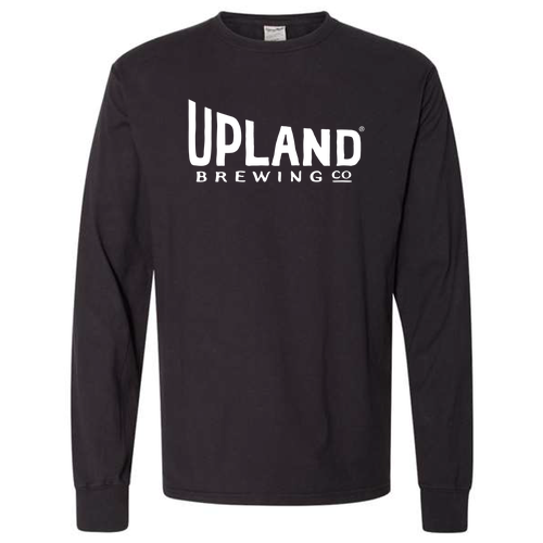 ComfortWash by Hanes Garment Dyed Long Sleeve T-Shirt -- Black