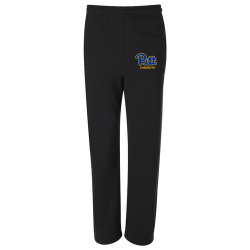 Jerzees Open Bottom Sweatpants w. Pockets -- Black