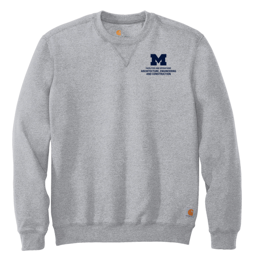 Mens/Unisex Carhartt Midweight Crewneck Sweatshirt -- Heather Grey, $54