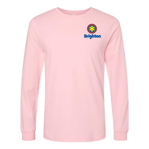Brighton Logo 2 Full color -- Long Sleeve Pink