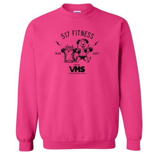 Gildan Heavy Blend Crew Neck Sweatshirt -- Heliconia