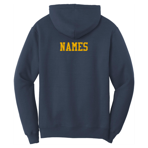 Port and Company Core Fleece Pullover Hooded Sweatshirt -- Navy