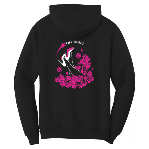 Port and Company Core Fleece Pullover Hooded Sweatshirt -- Jet Black