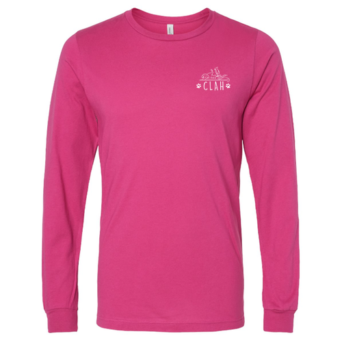 Bella Canvas Unisex Jersey Longsleeve Tee -- Berry