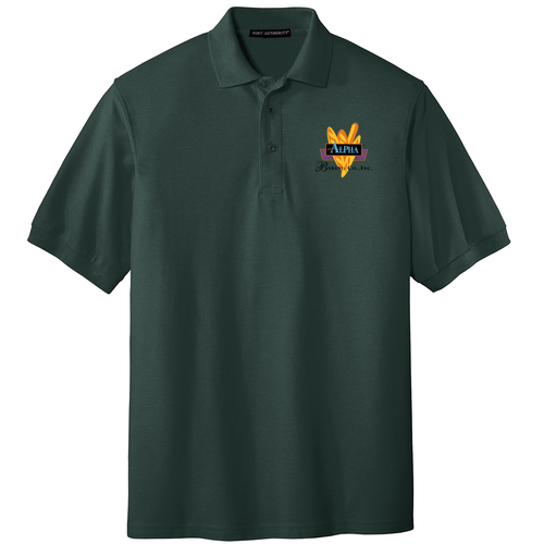 Port Authority Silk Touch Sport Shirt -- Dark Green