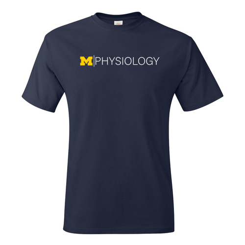 Mens/Unisex Hanes Authentic Short Sleeve T-Shirt -- Navy