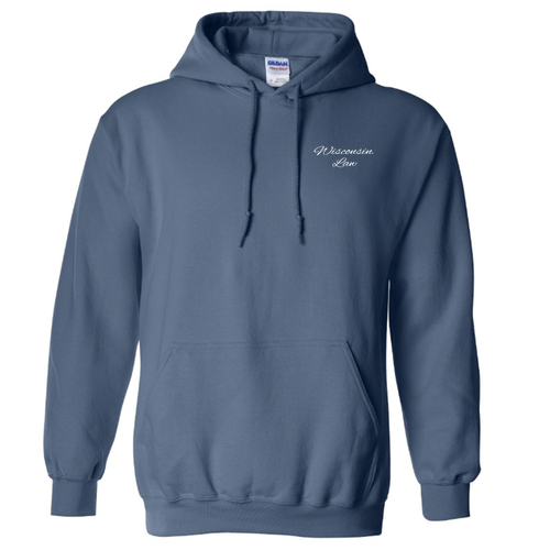 Gildan Heavy Blend Hooded Sweatshirt -- Indigo Blue (Embroidery)