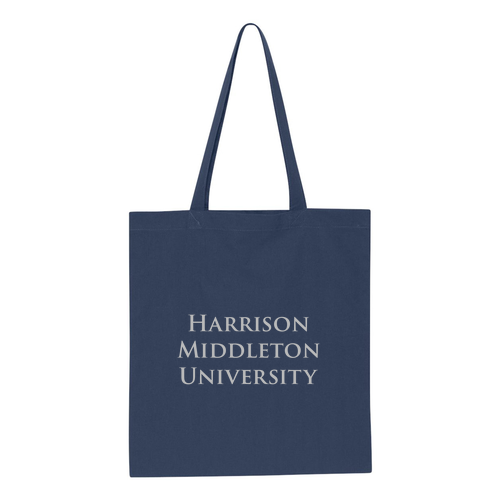 Liberty Bags Cotton Canvas Tote -- Navy