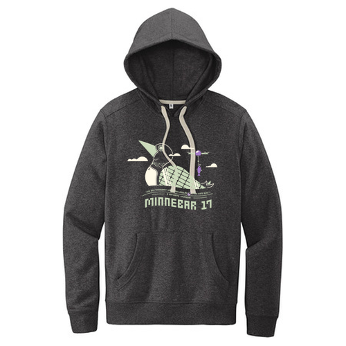 District Re-Fleece Hoodie -- Charcoal Heather