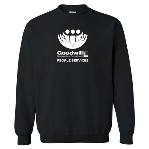 Gildan Heavy Blend Crew Neck Sweatshirt -- Black