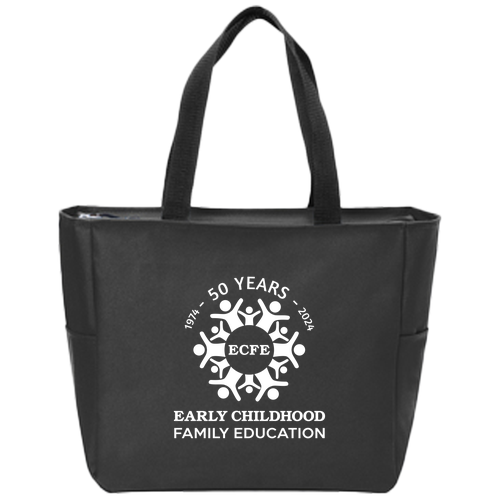 Port Authority Essential Zip Tote -- Black