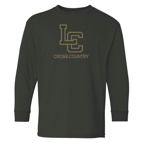 Gildan Youth Heavy Cotton Longsleeve -- Forest Green