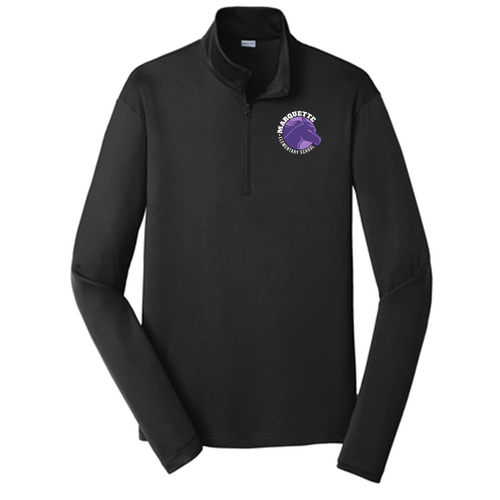 Sport-Tek PosiCharge Competitor Quarter Zip Pullover -- Black
