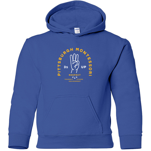 Gildan Heavy Blend Youth Hooded Sweatshirt -- Royal