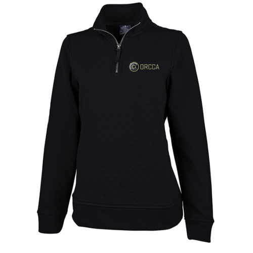 Charles River Women's Franconia Quilted Pullover -- Black