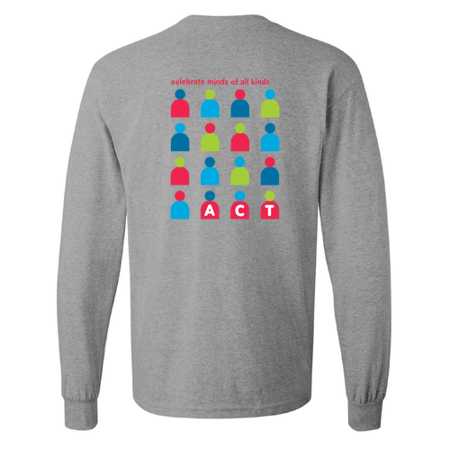 Gildan Heavy Cotton Longsleeve Basic T-Shirt -- Sport Grey