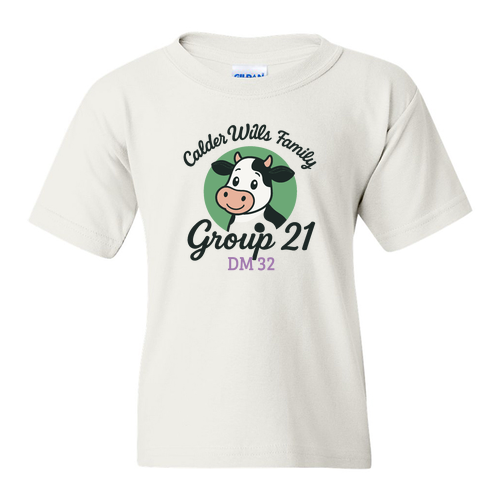 Gildan Heavy Cotton Basic Youth T-Shirt -- White
