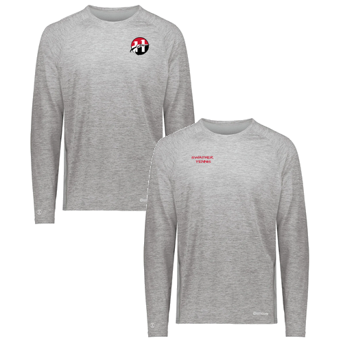 Holloway Electrify Coolcore Long Sleeve T-Shirt -- Athletic Grey Heather