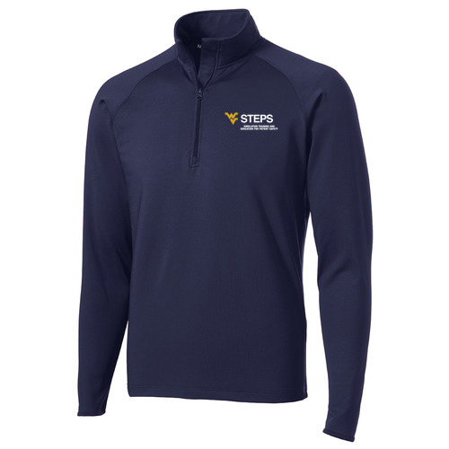 Sport Tek Sport Wick Stretch Half Zip Pullover -- True Navy