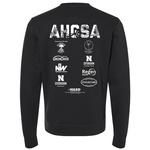 J. America BTB Fleece Crew -- Black