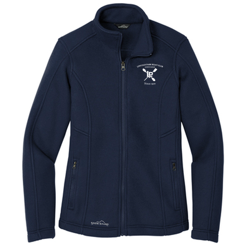 Eddie Bauer Ladies Full Zip Fleece Jacket -- River Blue Navy