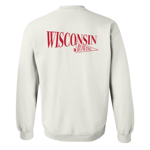 Gildan Heavy Blend Crew Neck Sweatshirt -- White