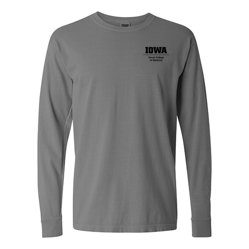 Embroidered Comfort Colors Adult Crewneck Sweatshirt -- Grey