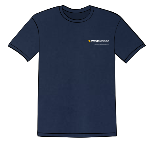 Screen Printed Port and Company Essential Performance Tee -- True Navy
