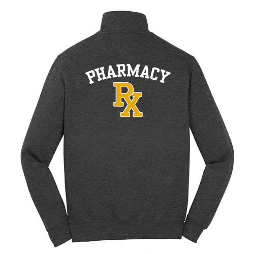 Sport Tek Quarter Zip Sweatshirt -- Graphite Heather