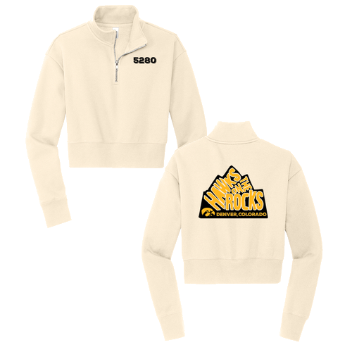 District  Women's V.I.T. Fleece 1/2-Zip -- Gardenia