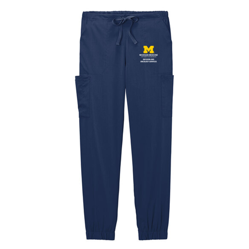 Wonderwink Womens Premiere Flex Jogger Pant -- Navy