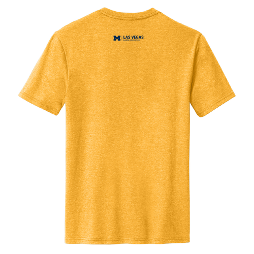 District Made Soft Perfect Blend Tee -- Gold Heather, Helmet