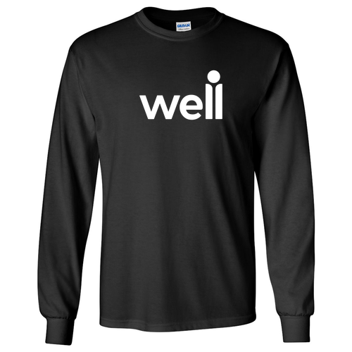 Gildan Ultra Cotton Longsleeve Basic T-Shirt -- Black