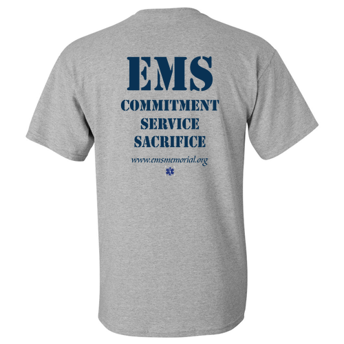 National EMS Memorial Unisex Tee Sport Grey