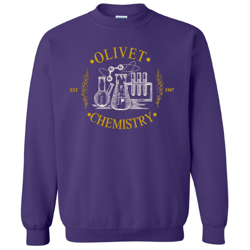 Gildan Heavy Blend Crew Neck Sweatshirt -- Purple