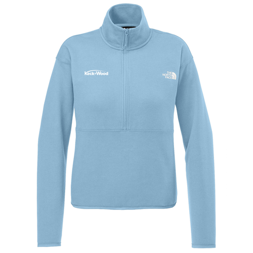 The North Face Women’s Double-Knit 1/2-Zip Fleece -- Steel Blue