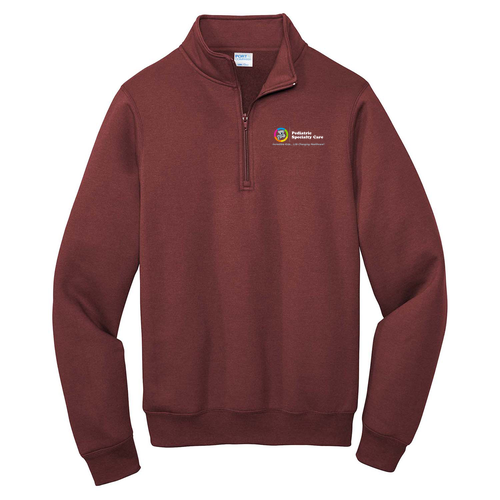 Quarter-Zip Pullover -- Maroon