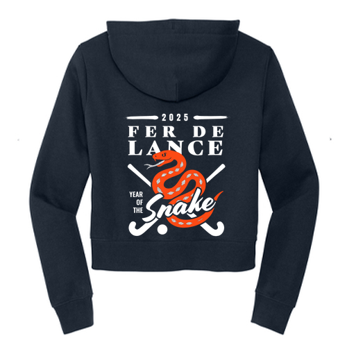 Ladies District Soft V.I.T. Fleece Full-Zip Hoodie -- New Navy