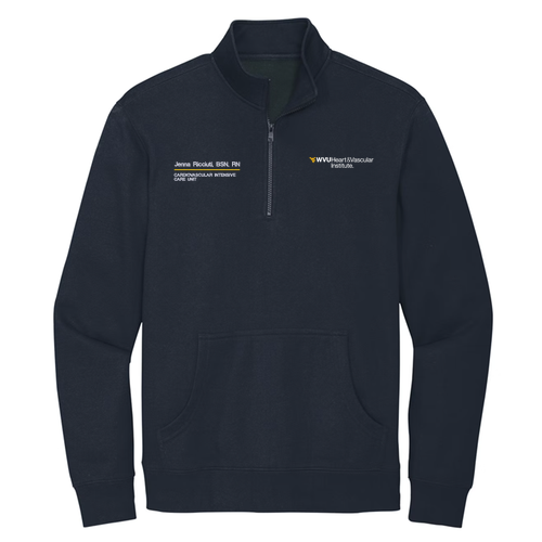 District V.I.T. Fleece 1 / 4-Zip -- New Navy