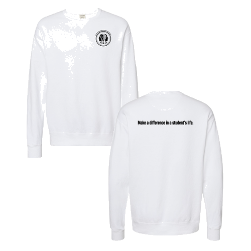 ComfortWash Unisex Crew Sweatshirt -- White Pfd